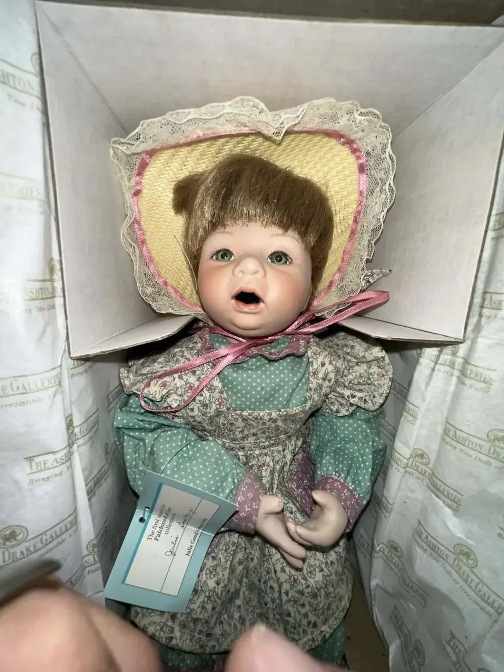 Ashton-Drake Galleries Love One Another Porcelain Doll by Julie Good-Kruger